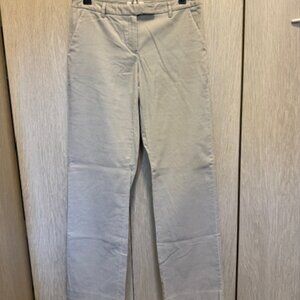 Calvin Klein Light Grey Corduroy Trousers in Size 4